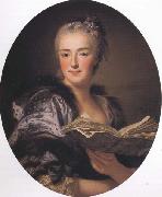 Alexandre Roslin Portrait of Marie-Jeanne Buzeau oil painting on canvas
